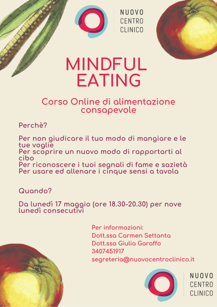 Corsi di Alimentazione Consapevole – Mindful eating torino
